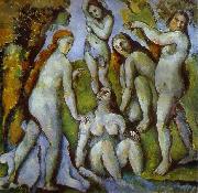 Paul Cezanne Five Bathers oil painting reproduction